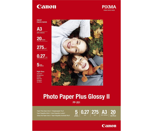 CANON PP-201 fotopapier A3 20szt błysk 260g/m2 2311B020 - 230318 - zdjęcie